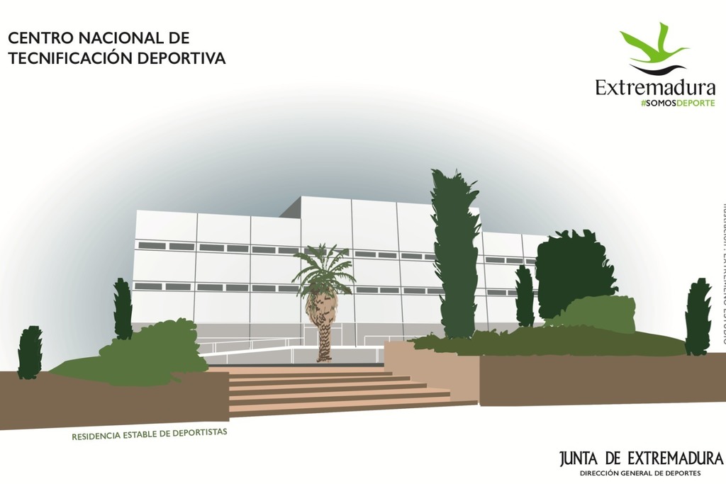 Abierto el plazo de solicitud de plazas residenciales en el Centro de Tecnificación Deportiva de Cáceres
