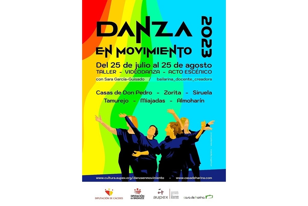 La campaña ‘Danza en movimiento’ de AUPEX propone seis talleres para experimentar y conocer las artes del movimiento