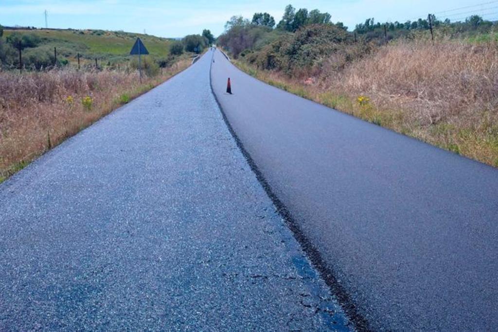 Diputación de Cáceres mejora la carretera de Montehermoso a Morcillo
