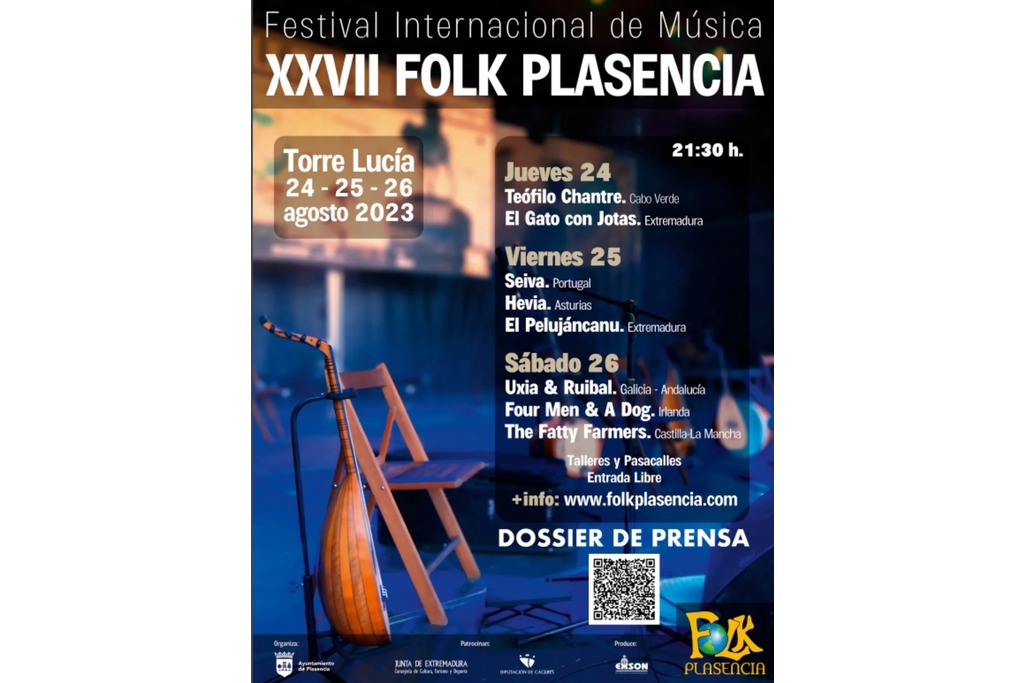 El Festival Folk de Plasencia convierte a la capital del Jerte en el epicentro de la música de raíz