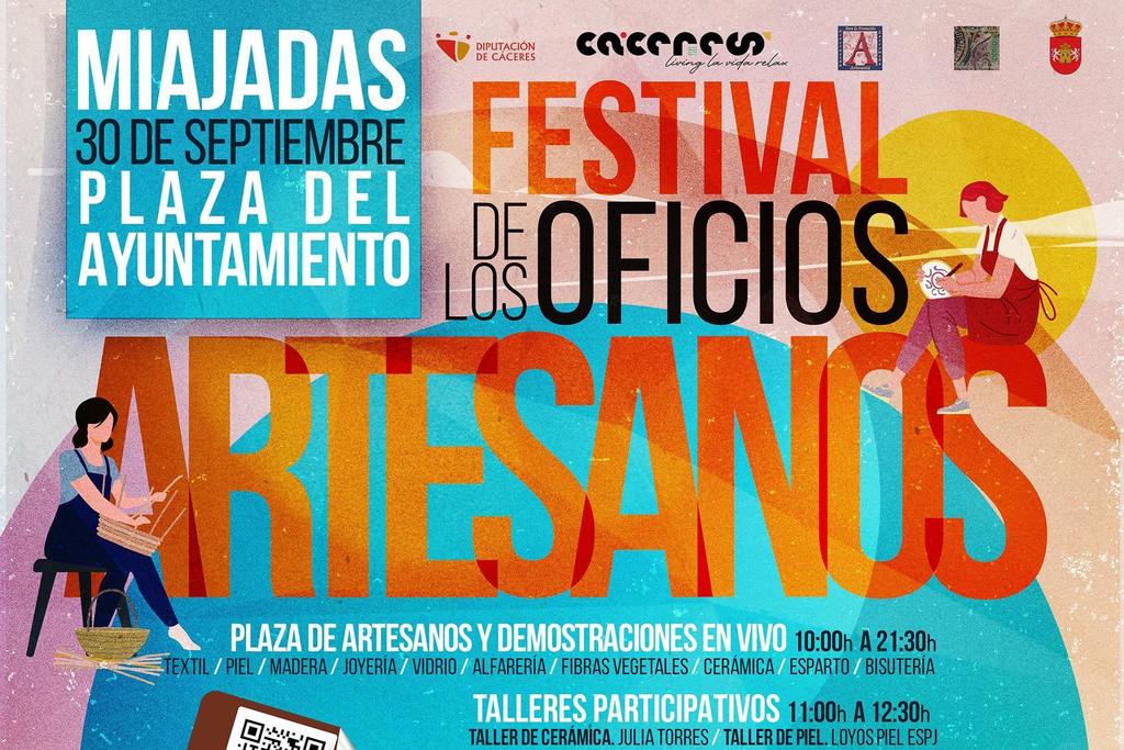 El Festival de Oficios Artesanos de la Diputación de Cáceres concluye este sábado en Miajadas