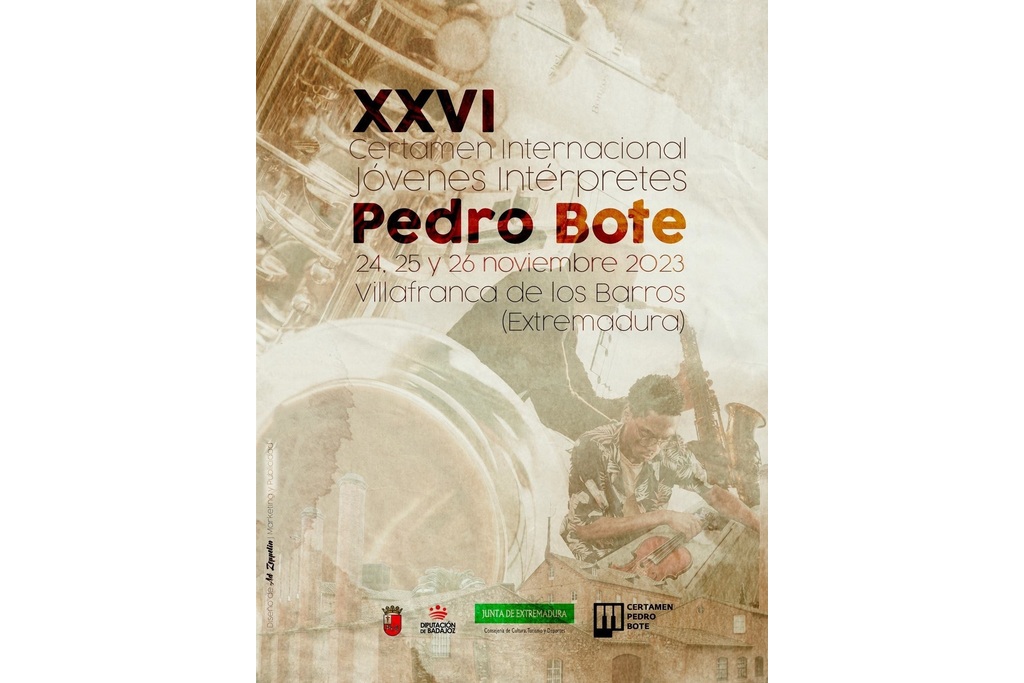El Certamen Internacional de Jóvenes Intérpretes 'Pedro Bote' celebra su 26ª edición en Villafranca de los Barros