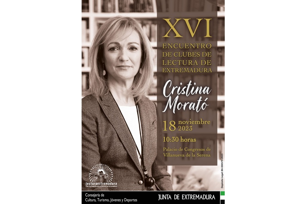 El Plan de Fomento de la Lectura celebra el XVI Encuentro de clubes de lectura de Extremadura con Cristina Morató