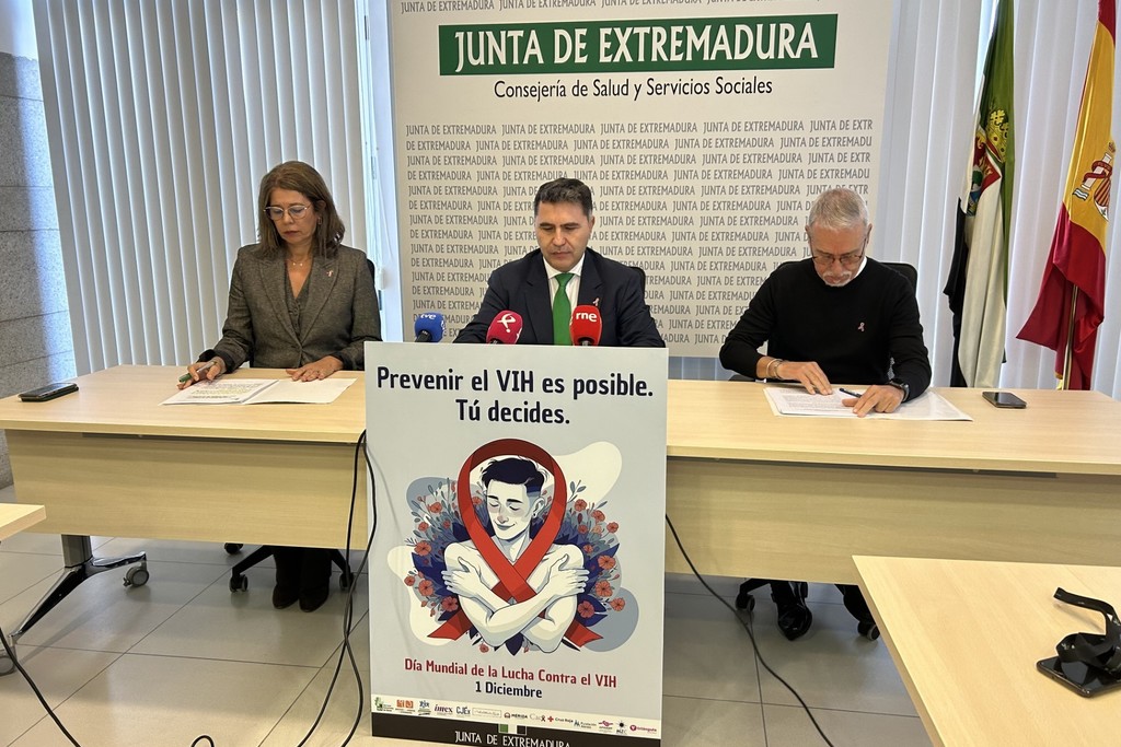 La Junta de Extremadura se suma a las actividades programadas con motivo de la celebración del Día Mundial de la Lucha contra el SIDA