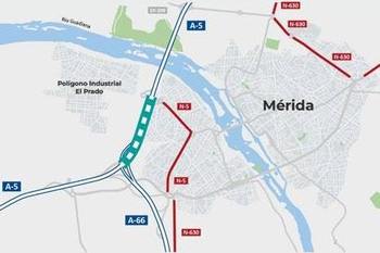 Mitma licita por 769.194 euros la redacción del proyecto de mejora de capacidad de la autovía A-5 en Mérida