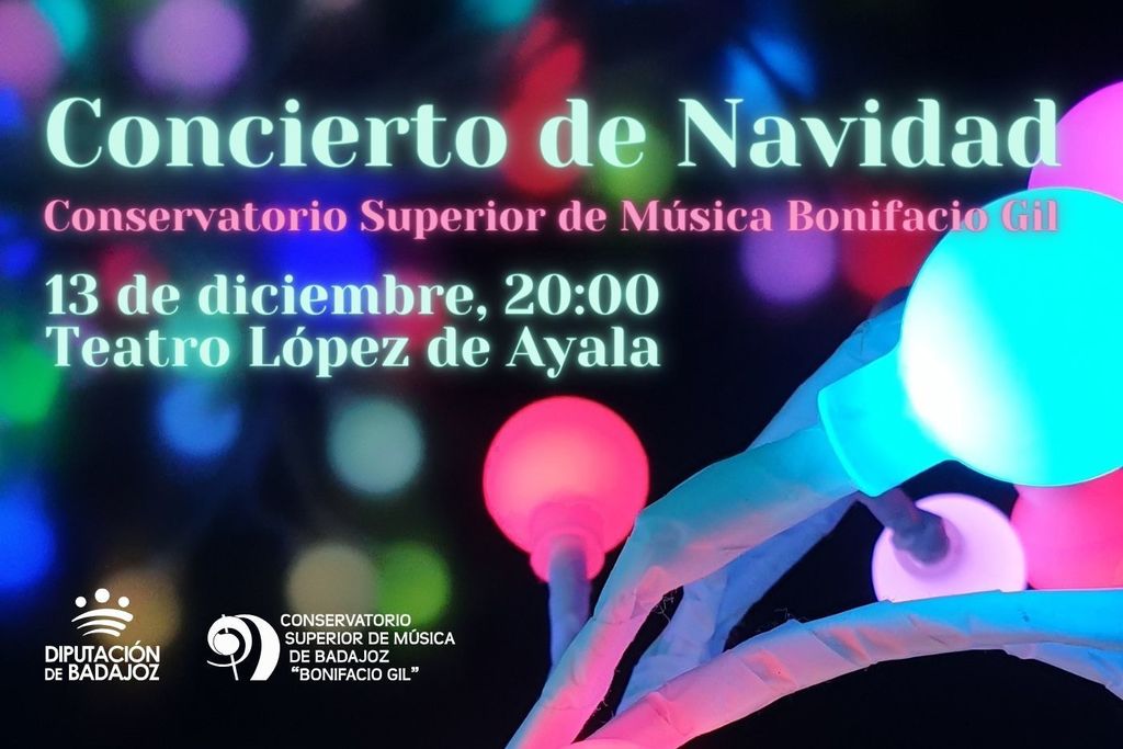 El conservatorio superior de música de la Diputación ofrece su concierto de Navidad en el Teatro López de Ayala