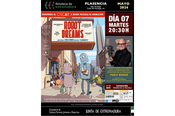 'Robot dreams', un encuentro con su director y una exposición sobre la película protagonizan la programación de la Filmoteca en mayo