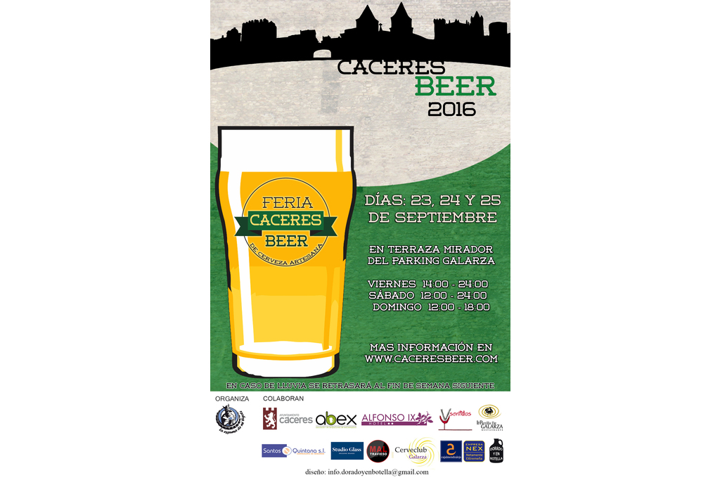 La III Feria de Cerveza Artesanal "Cáceres Beer 2016" ya está en marcha