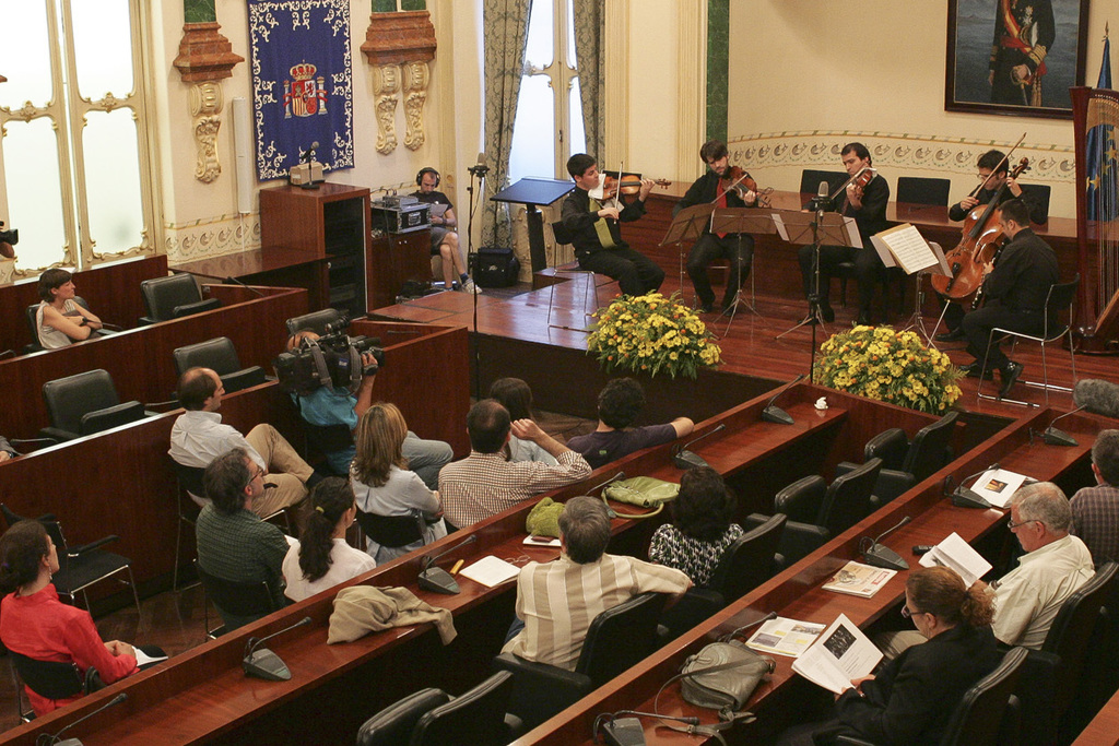 Las actividades del Conservatorio Superior de Música en La Noche en Blanco se trasladan al Salón de Plenos de la Diputación