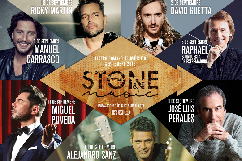 'Stone & Music Festival Mérida' comienza esta noche con el espectáculo de David Guetta