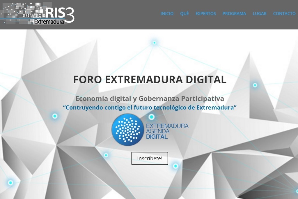 Badajoz acogerá el Foro Extremadura Digital para abordar el futuro tecnológico de la región
