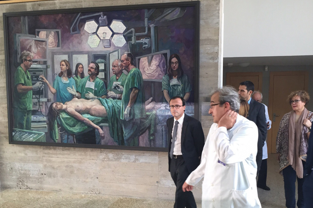 Miguel Ángel Gallardo visita el Centro de Cirugía de Mínima Invasión Jesús Usón de Cáceres