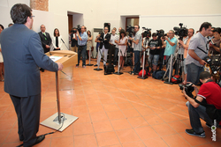 Toma de posesión Consejeros Junta de Extremadura con Guillermo Fernández Vara 2015  2015-07-07-IMG_2577