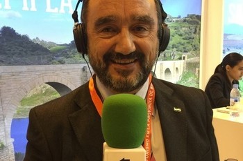 Valentín Cortés - Presidente de Diputación de Badajoz - Fitur 2015