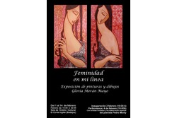 Feminidad en mi linea exposicion y performance badajoz cartel feminidad en mi linea ambito cultural  dam preview