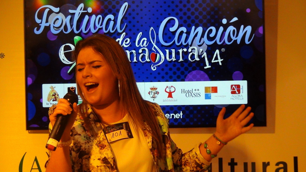 Festival de la Canción de Extremadura. Primer casting 2014 Esperanza Clavero
