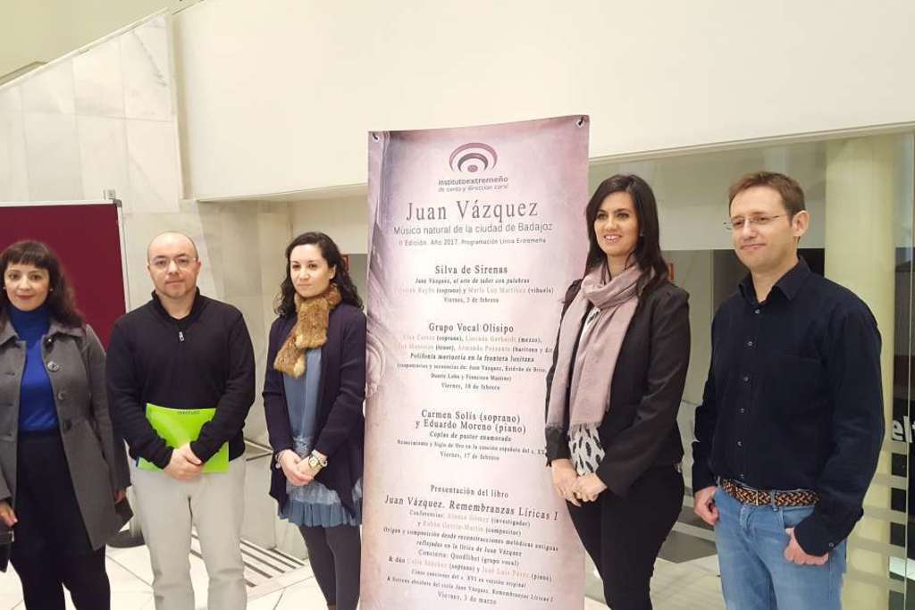 Cultura destaca la puesta en valor del patrimonio musical extremeño con el ciclo dedicado a Juan Vázquez