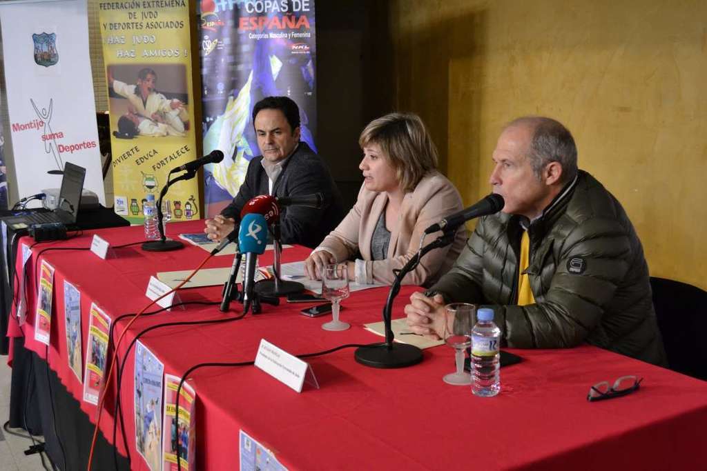 Conchi Bellorín apuesta por posicionar a Extremadura como destino deportivo en la presentación de la Supercopa de España de Judo Infantil