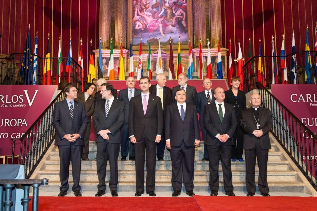 Felipe VI presidirá la ceremonia de entrega del Premio Europeo Carlos V de la Fundación Yuste a Antonio Tajani, presidente del Parlamento Europeo