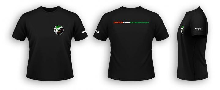 Camisetas Club Ducati Extremadura