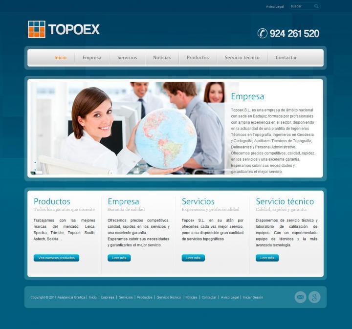 Páginas Web Topoex