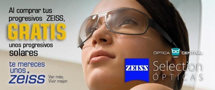 Promociones en lentes progresivas, lentes de contacto. Optica Central Badajoz Promoción Zeiss para usuarios de lentes progresivas en Badajoz