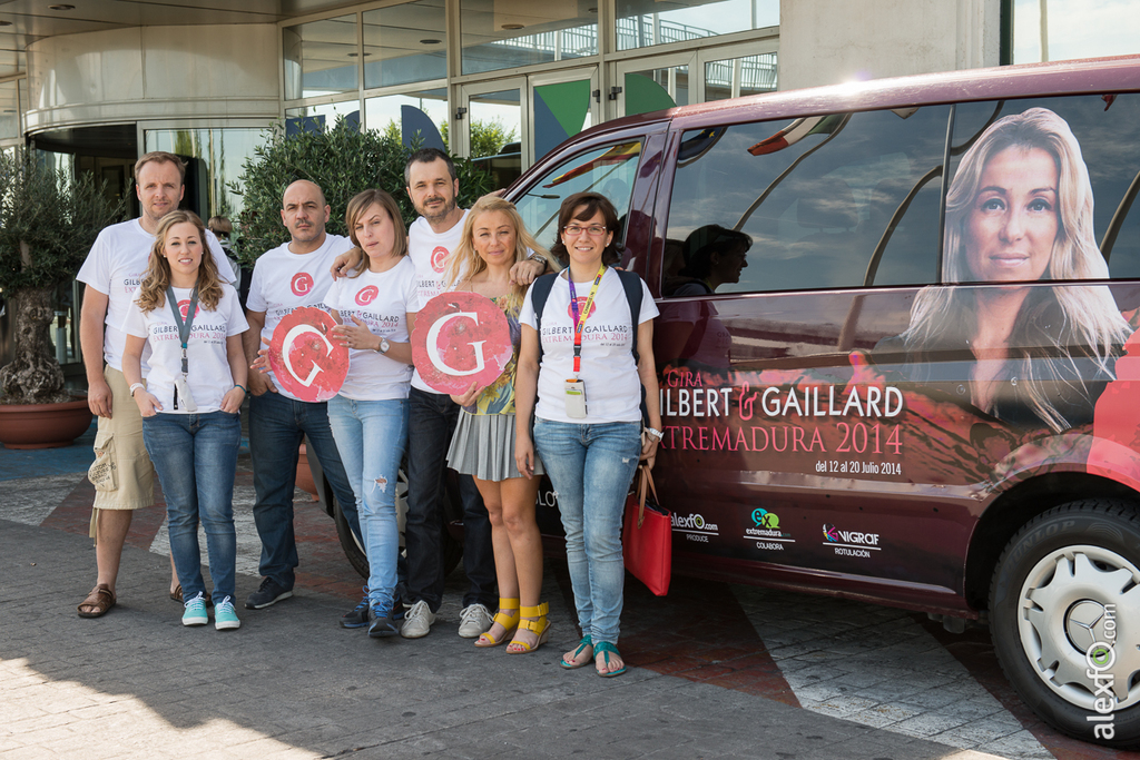 El equipo de la Gira Gilbert & Gaillard Extremadura 2014 se concentra en el Hotel Auditorium de Madrid