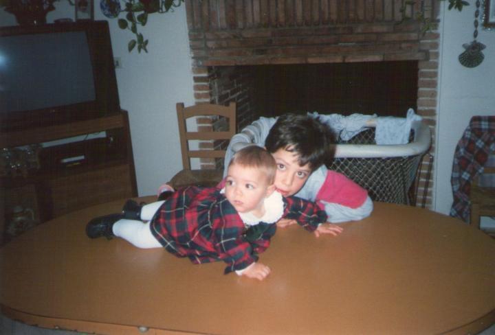 tiempos de antes.. mi hermano y yo :)