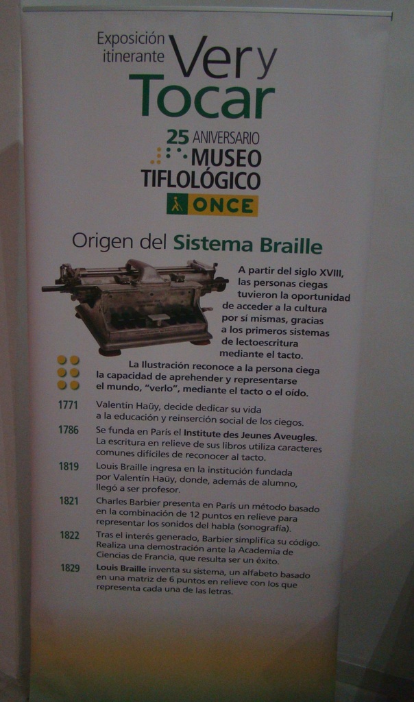 Exposición "Ver y Tocar" Museo Tiflológico de la ONCE 807