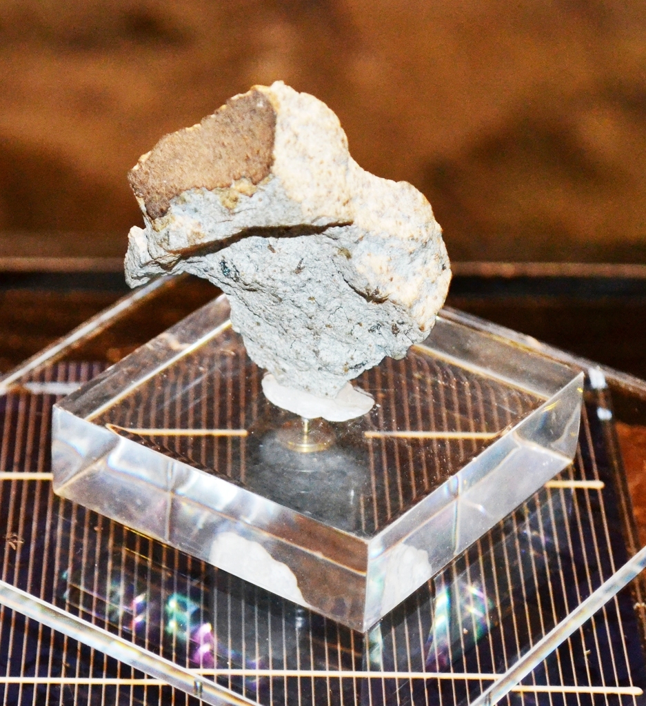 Foto del meteorito de Olivenza