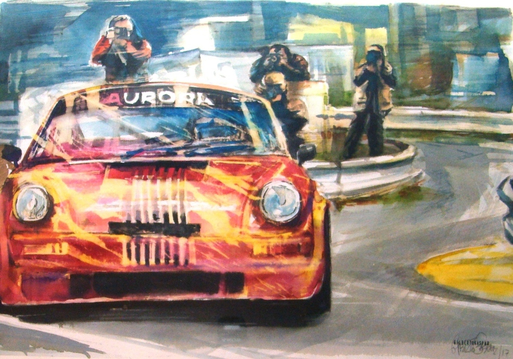 Gilberto Gaspar. Serie Racing cars
