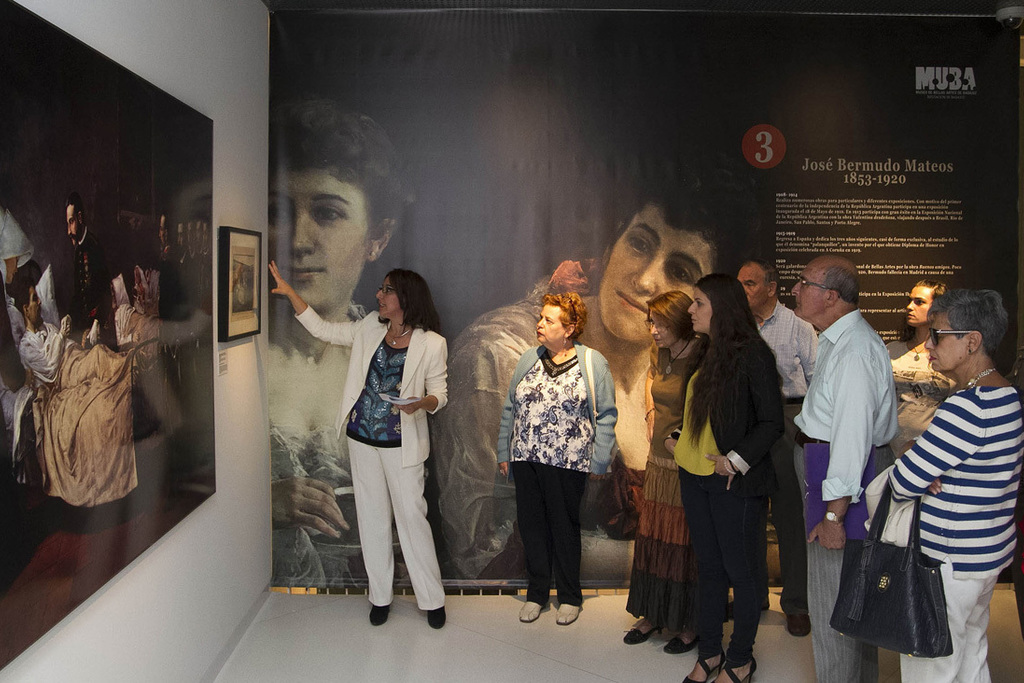 Cerca de 2.100 personas visitan la exposición de José Bermudo en el MUBA
