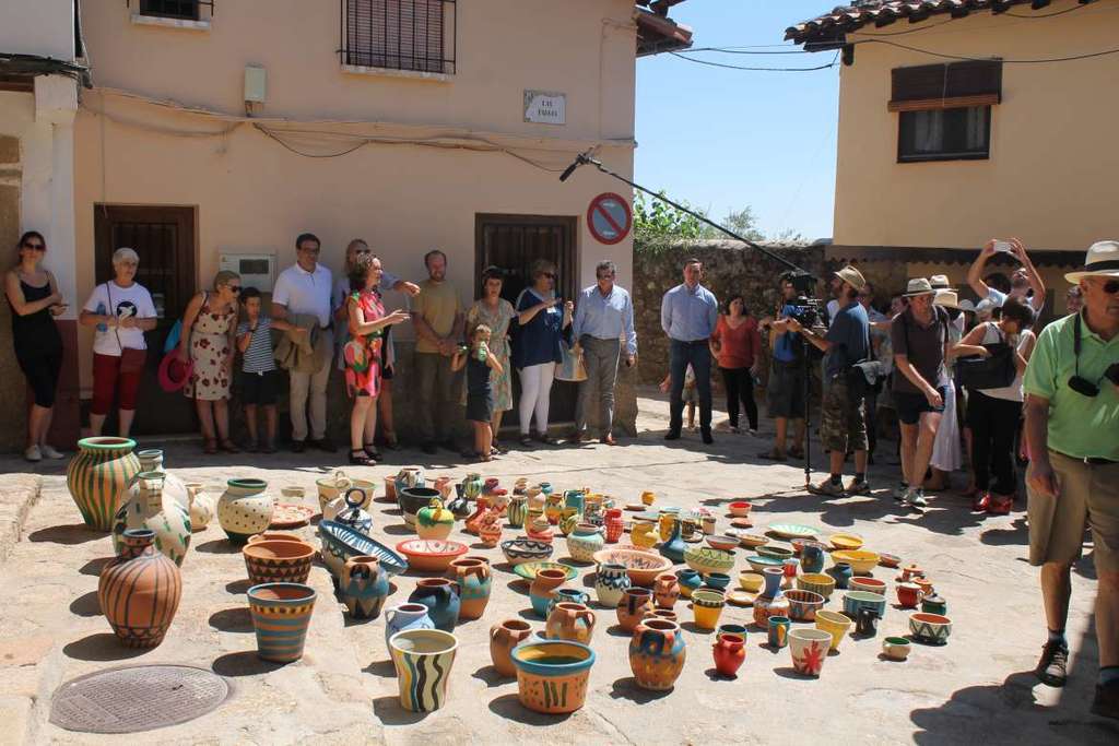 Las muestras de arte público “Supertrama” estarán instaladas en Valverde de la Vera hasta el 30 de septiembre