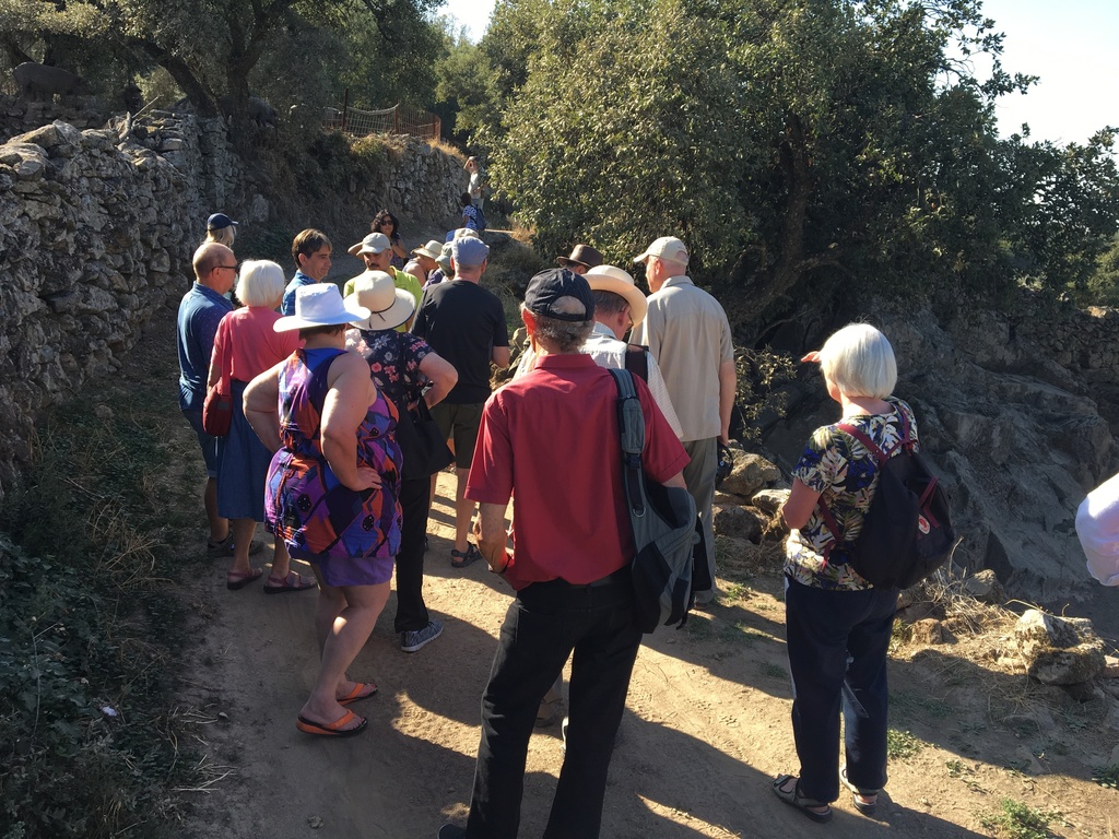 24-09-2017 Grupo de Británicos con turismo del Jamón por Extremadura