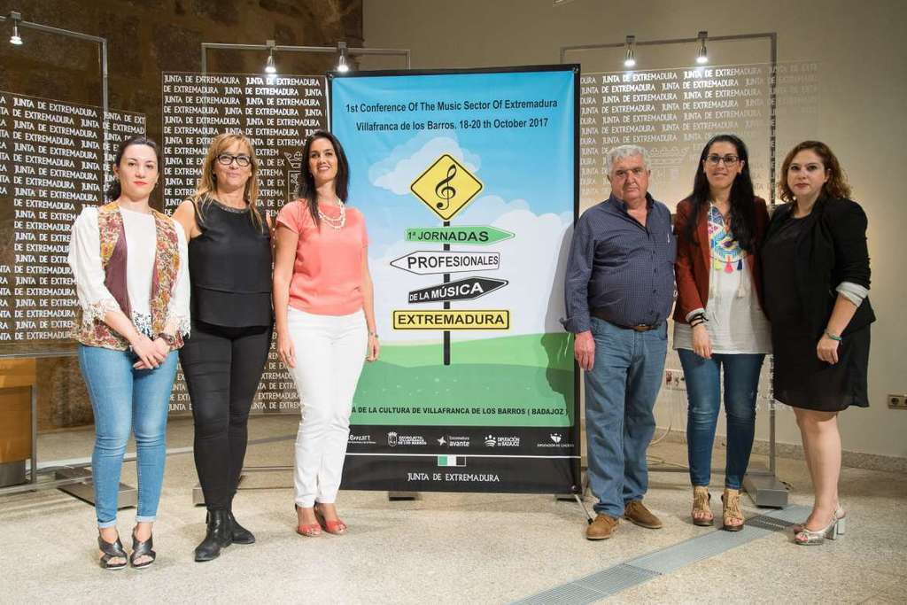 Las I Jornadas Profesionales de la Música de Extremadura se celebrarán en Villafranca de los Barros, del 18 al 20 de octubre, y cuentan con medio centenar de inscritos