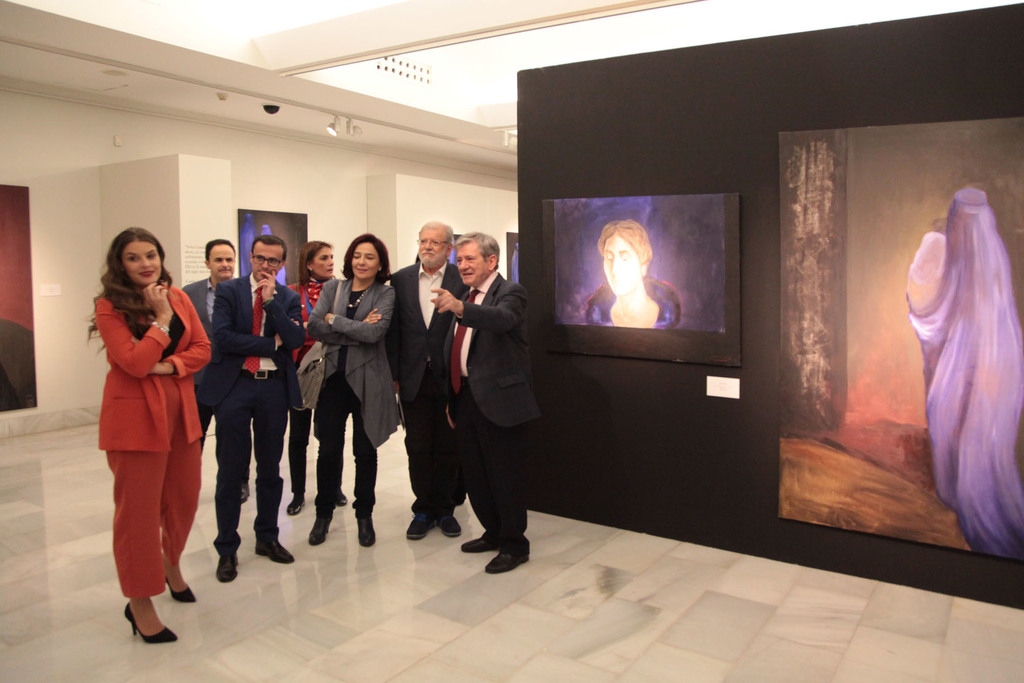 La obra de Sofía Gandarias se exhibe en la Sala "Vaquero Poblador" de la Diputación