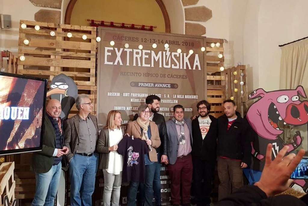 Primer avance de la programación del Festival Extremúsika