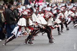Comparsa Las Monjas en Desfile de Comparsas Carnaval de Badajoz 2018 10