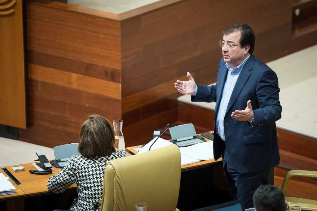 El presidente de la Junta de Extremadura solicita la celebración del Debate sobre la Orientación de la Política General para los días 26 y 27 de junio