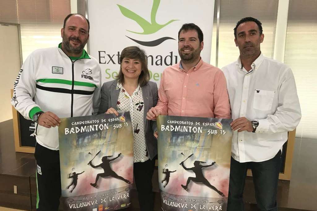 Bellorín destaca la apuesta por los deportes emergentes en la presentación del Campeonato de España de Bádminton Sub’15