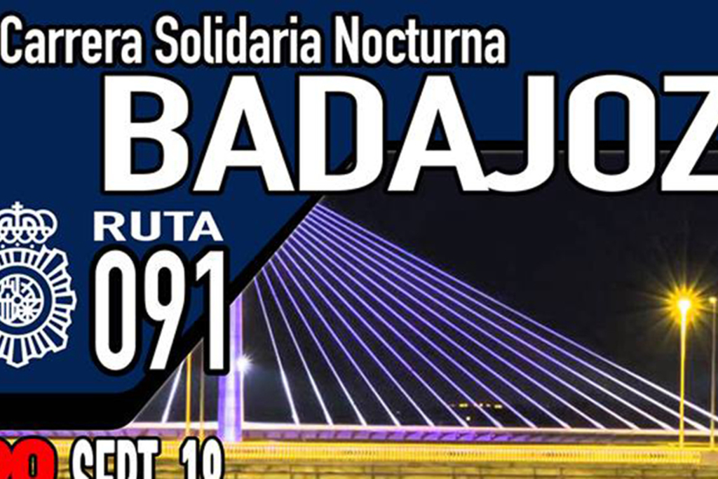 Policía Nacional lleva a cabo la III Carrera Solidaria Nocturna RUTA DEL 091, a celebrar el próximo sábado día 29 de septiembre