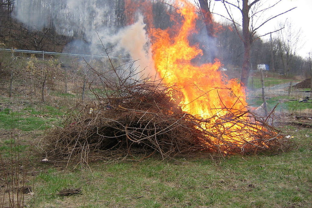 El INFOEX aconseja no realizar quemas de restos vegetales, en zonas regables, en situaciones en las que el humo afecte a edificaciones
