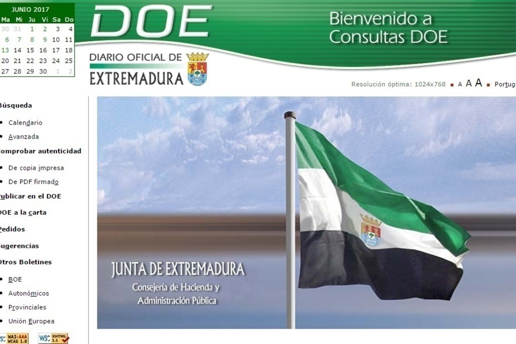 El DOE publica la convocatoria de pruebas selectivas para el acceso a 160 puestos vacantes de personal laboral de la Administración de la Comunidad Autónoma de Extremadura