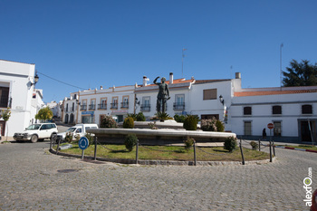 Plaza de Vasco Núñez de Balboa en Jerez de los Caballeros