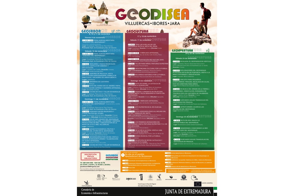 ‘Geodisea’ propone más de 30 actividades de naturaleza, cultura y gastronomía en el Geoparque Villuercas-Ibores-Jara