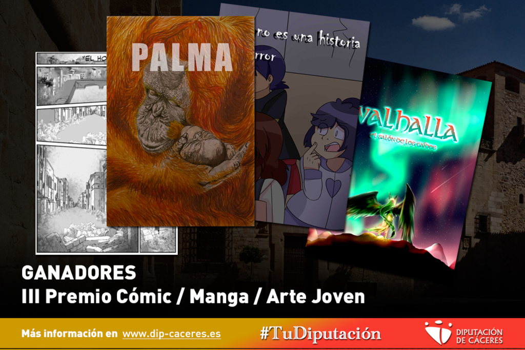 La obra madrileña “El horror” y la cartagenera “Valhalla”, ganadoras del III Premio Cómic/Manga/Arte Joven