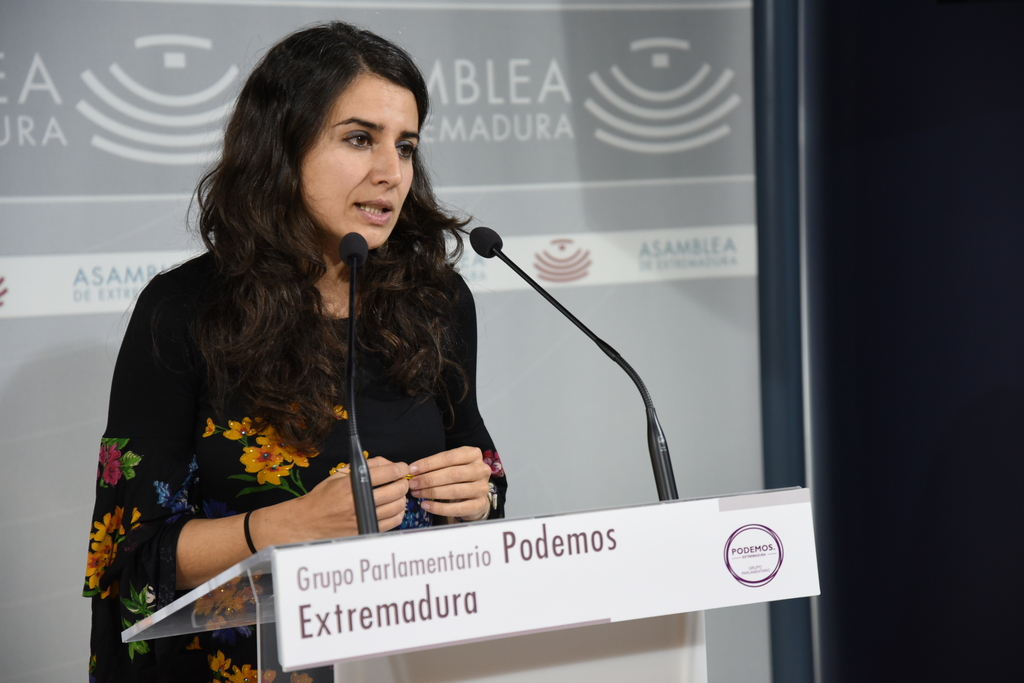 Podemos Extremadura no bloqueará las cuentas autonómicas de 2019