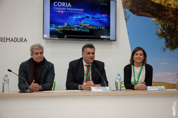 Coria promociona su conjunto monumental como atractivo turístico en FITUR 2019