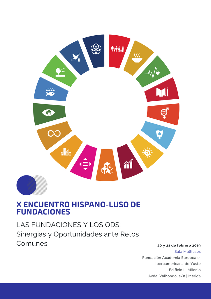 Programa Carpeta X ENCUENTRO FUNDACIONES ODS 20190214